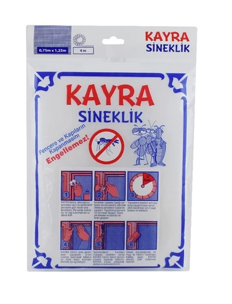 75X125 CM TEK KANAT HAZIR PENCERE SİNEKLİĞİ