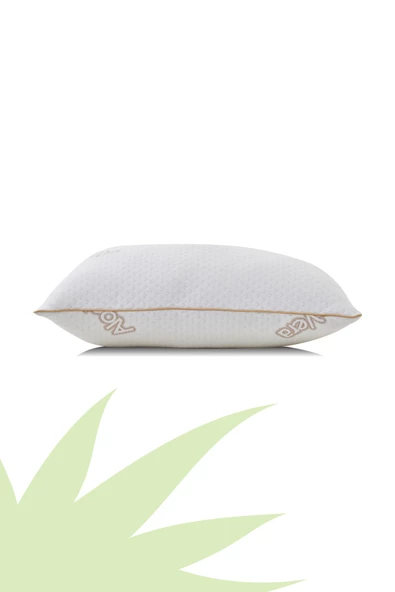 VİLİNZE Pofido Aleovera Yastık Fermuarlı Yıkanabilir Yoğun Dolgulu 1000 Gr - 50x70 cm - 3