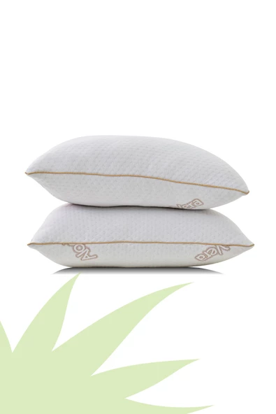 VİLİNZE Pofido Aleovera Yastık Fermuarlı Yıkanabilir Yoğun Dolgulu 1000 Gr - 50x70 cm 2 Adet - 4