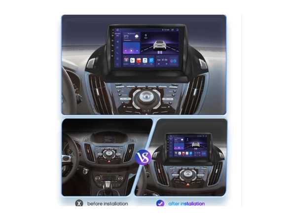 Ford C-Max Multimedya (2011-2018) 4 GB RAM 64 GB Hafıza 8 Çekirdek Navigatör - 11