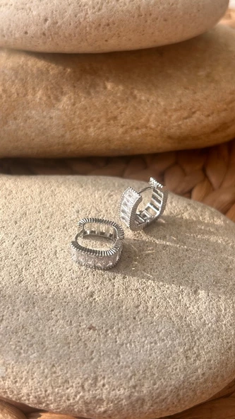 Çelik küpe - Resim 3