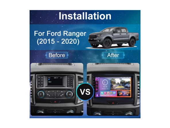 Ford Ranger Multimedya (2015-2020) 2 GB RAM 32 GB Hafıza 8 Çekirdek Navigatör - 11