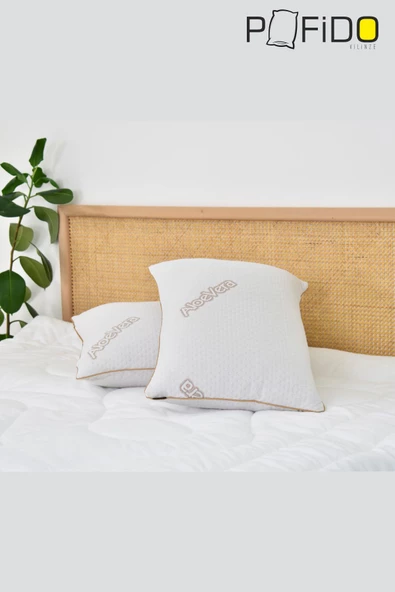 VİLİNZE Pofido Aleovera Yastık Fermuarlı Yıkanabilir Yoğun Dolgulu 1000 Gr - 50x70 cm 2 Adet - 3