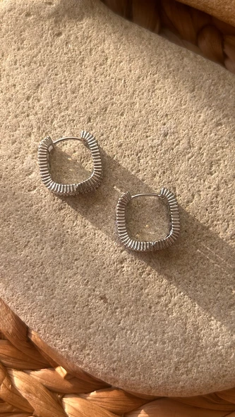 Çelik küpe - Resim 4