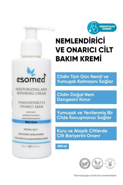 Esomed Nemlendirici Ve Onarıcı Krem 200ML