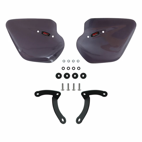 GP Kompozit Yamaha NMAX 125 / 155 2023-2024 Uyumlu Elcik Koruma Füme - 2