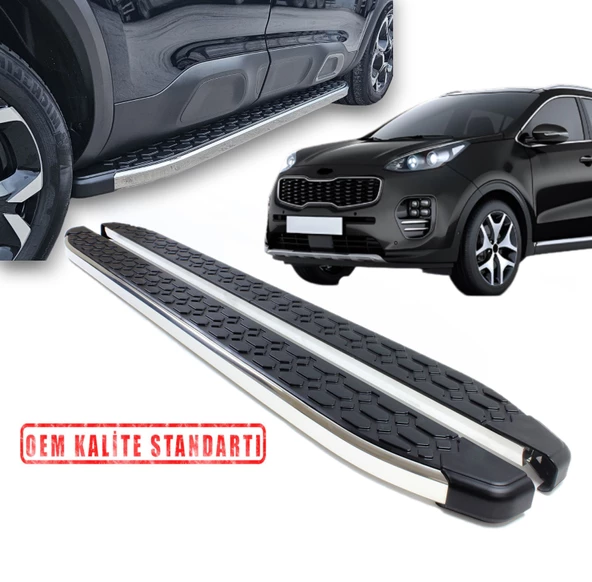 SPORTAGE 2016 2017 2018 2019 2020 2021 ARACA ÖZEL BLACKLİNE YAN BASAMAK ürün görseli 1