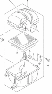 SUZUKİ JİMNY HAVA FILTRE KUTUSU ÇIKMA