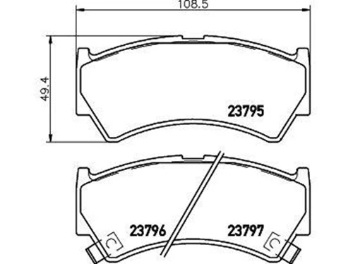 ÖN FREN BALATA SUZUKİ BALENO 96-00 JP - 3