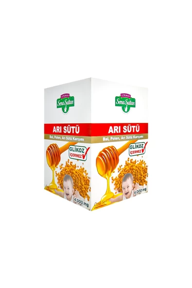 Lokman Sena Sultan Arı Sütü Bal Polen Karışımı Özel Seri Glikoz Içermez 4000 Mg 235 Gr - 3