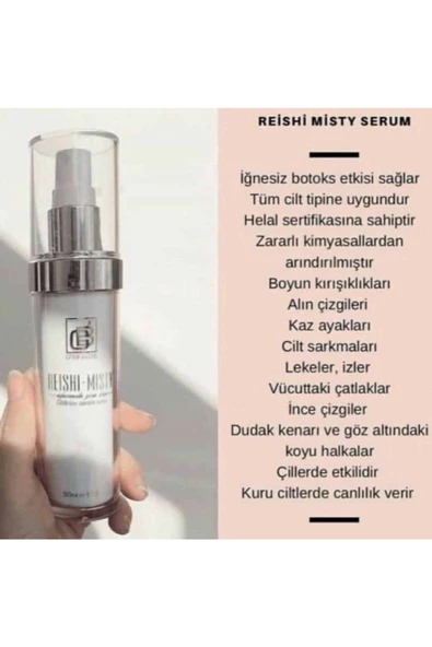 Gano G’beaute Reishi Misty Kırışıklık Önleyici Ve Yaşlanma Karşıtı Organik Serum 50 Ml - 4