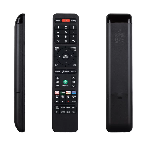 ONVO-SABA-NORDMENDE-MORIO BEIN - TABII- NETFLIX- YOUTUBE TUŞLU ANDROID SMART LCD TV KUMANDA (4434)