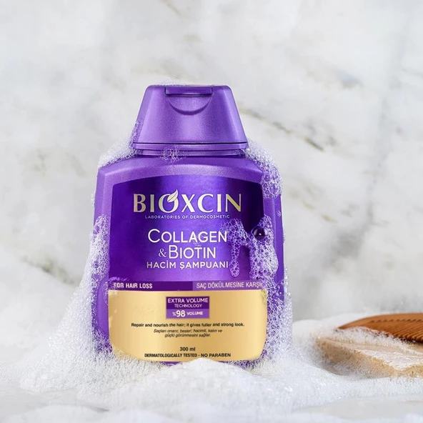 Bioxcin Collagen & Biotin Hacim Şampuanı 300 ml 3 Al 2 Öde - Resim 6