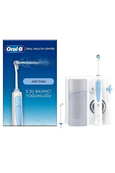 Oral-B Ağız Sağlığı Merkezi Ağız Duşu, 1 Oxyjet Başlığı, 1 Waterjet Başlığı