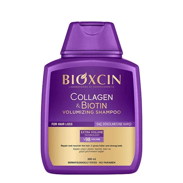 Bioxcin Collagen & Biotin Hacim Şampuanı 300 ml 3 Al 2 Öde - Resim 2