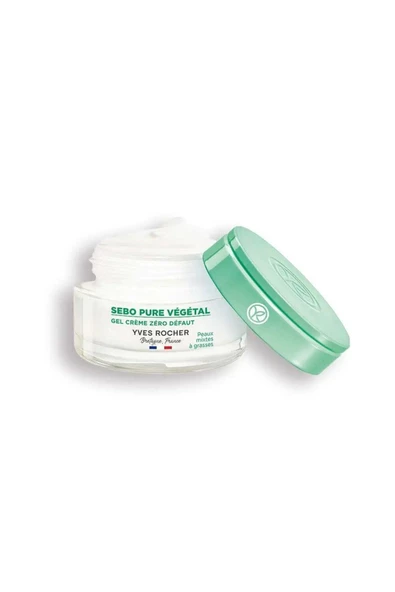 YVES ROCHER Sebo Pure Vegetal Yağ dengeleyici ve Matlaştırıcı - Çinko & Salisilik Asit içerikli Jel Krem 50 ml - 2