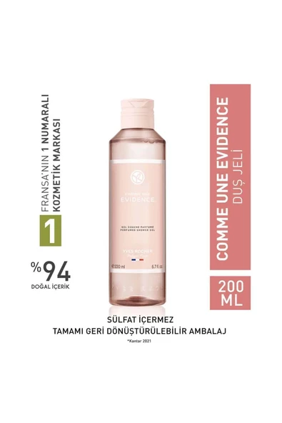 Yves Rocher Comme une Evidence Parfümlü Duş Jeli - 200 ml