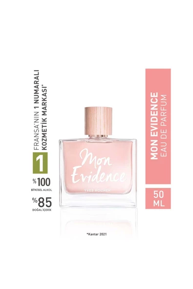Yves Rocher Mon Evidence - EDP 50 ml/ meyvemsi, tatlı ve enerjik bir koku