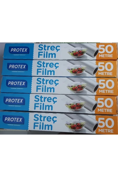 Protex STREÇ FİLM 5 Lİ PAKET 250 MT PROTEX