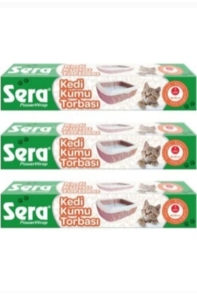 SERA Kedi Kumu Torbası 3 Paket Fırsat Ürün