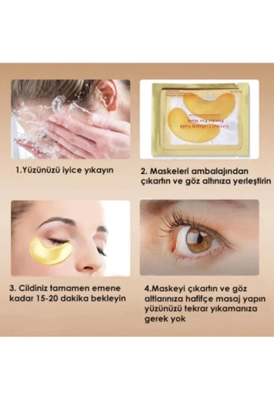 With Kafein + Vitamin C Göz Çevresini Aydınlatıcı, Koyu Halka Göz Serumu 30ml - Altın Maske Hediyeli - 5