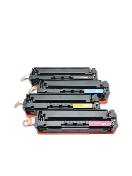 Safir Toner Canon CRG-045H / Cf400X İ-Sensys MF-634cdw CMYK 1 Set   Muadil Toner - Resim 2
