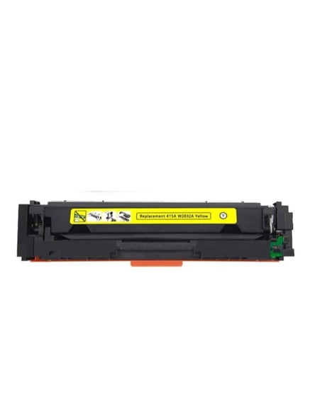 Safir Toner Canon CRG-055H i-Sensys LBP-663Cdw 5.900 Syf   Sarı Çipsiz Muadil Toner - 2