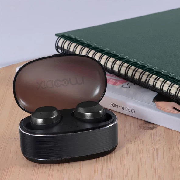 Moodix KI23K020 Bluetooth Kulakiçi Kulaklık Siyah - 6