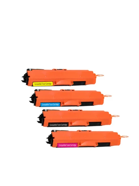 Safir Toner Canon CRG-729 / İ-Sensys LBP-7010 CMYK 1 Set  Muadil Toner - 3