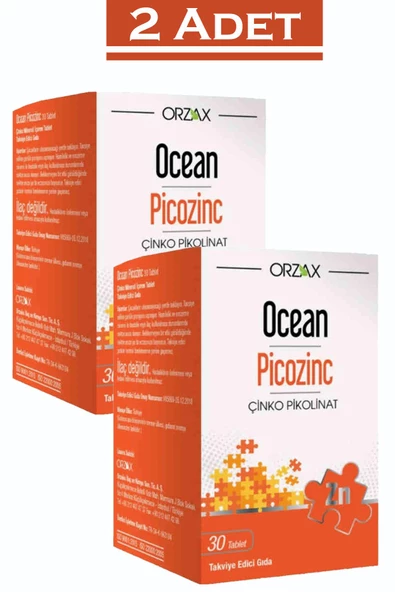Ocean Picozinc 30 Tablet 2 Adet ürün görseli 1