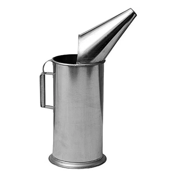 Erka 5 Lt. Metal Galvaniz Yağdanlık Huni Ağızlı Aktarma Kabı