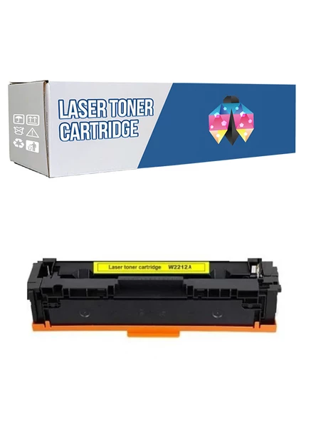 Safir Toner Hp 207A-W2212A LaserJet Pro MFP M283fdn 1.250 Syf Sarı Çipli Muadil Toner