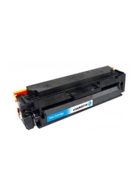 Safir Toner Hp 415A-W2031A LaserJet Managed E45028d - E47528f Mavi 2.400 Syf Çipsiz Muadil  Toner - 2