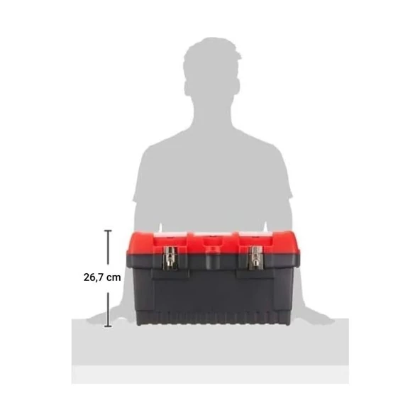 İzeltaş 19" Plastik Takım Çantası Metal Menteşeli 8440 33 1019 - 4