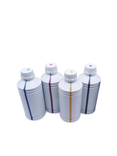 Safir Toner Epson Uyumlu L300 1 Litre  Cmyk Muadil Mürekkep Seti - 2