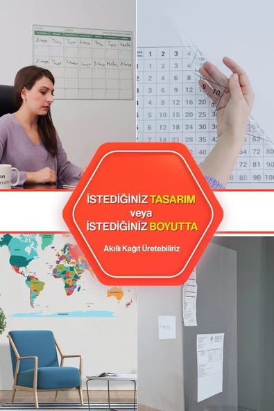 Galaksi Temalı Boy Cetveli - Duvarda Iz Bırakmayan Akıllı Kağıt Sticker, 200 Cm Boy Ölçer - 7