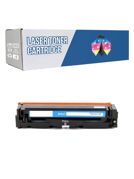 Safir Toner Canon CRG-067H  / Canon i-Sensys MF-655Cdw  Mavi   Çipli Muadil Toner - Resim 1