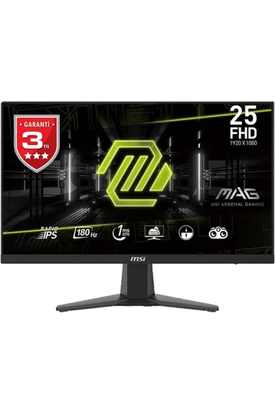 Msı Mag 256F 24.5 1920X1080 180Hz 1Ms Hdmı Dp Type-C Adaptive Sync Gaming Monitör - 2