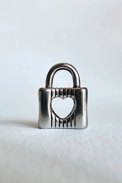ÇELİK CHARM KALPLİ ASMA KİLİT