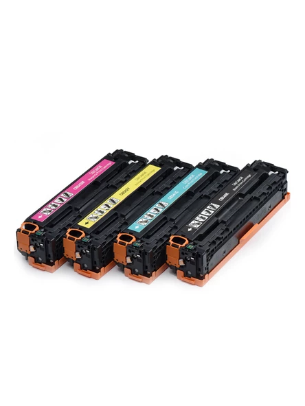 Safir Toner Hp 128A-CE320A LaserJet CM1415fn CMYK 1 Set Muadil Toner - 2