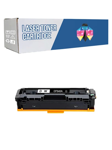 Safir Toner Hp 203A-CF540A LaserJet Pro M254nw  - M281fdn 1.400 Syf Siyah Muadil Toner