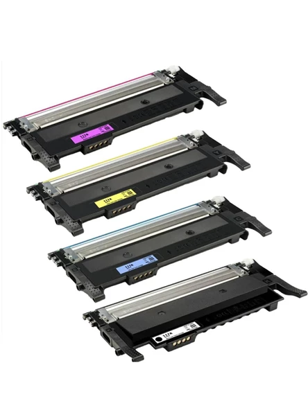 Safir Toner Hp 117A-W2070A CMYK Çipli  1 Set  Muadil Toner - 3