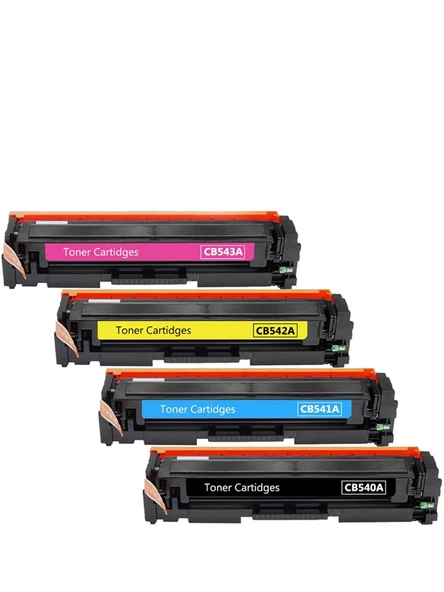 Safir Toner Hp CF388A - CF377A 204A-CF510A CMYK 1 Set Muadil Toner - Resim 2