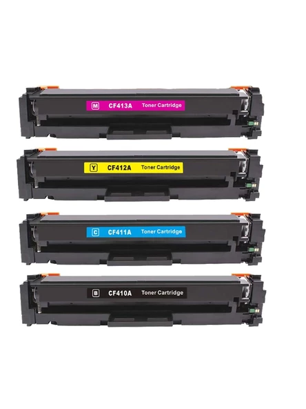 Safir Toner Hp CF388A - CF377A 204A-CF510A CMYK 1 Set Muadil Toner - Resim 3