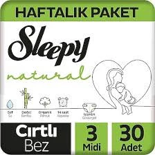 SLEEPY 3 NUMARA BEBEK BEZİ 30 LU