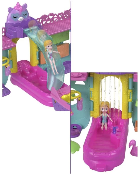 Polly Pocket Unicorn Dream Cruise Oyun Seti HWP26 - 3