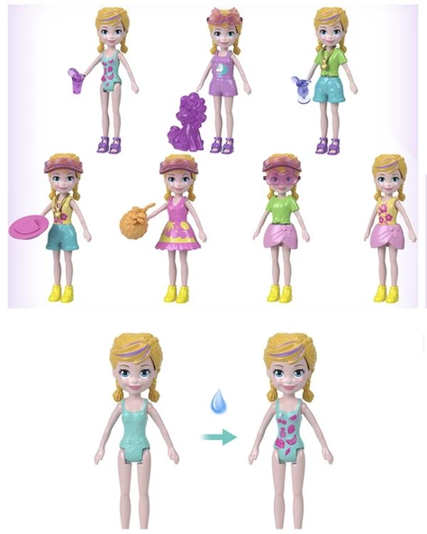 Polly Pocket Unicorn Dream Cruise Oyun Seti HWP26 - 2