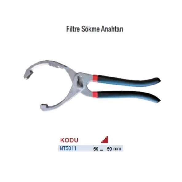 NT Tools Filtre Sökme Pensesi Anahtarı Ø60-Ø90 Arası NT5011 - 2