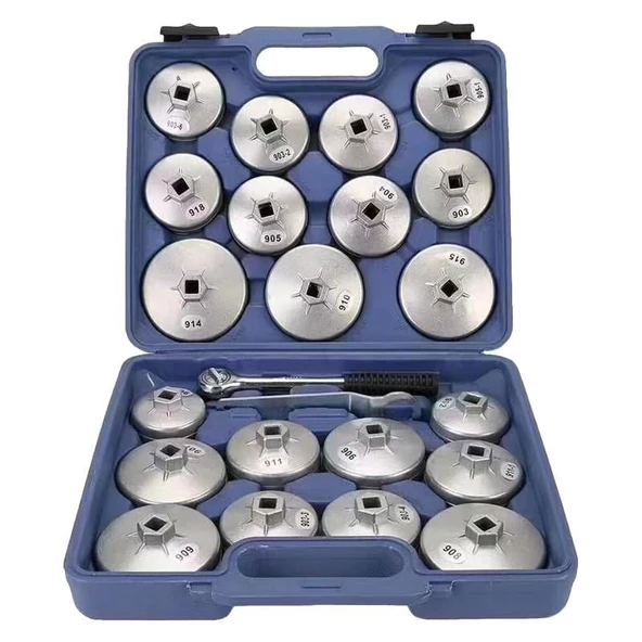 NT Tools 23 Parça Alüminyum Kapak Tip Filtre Sökme Takma Seti NTKASET23 - 2