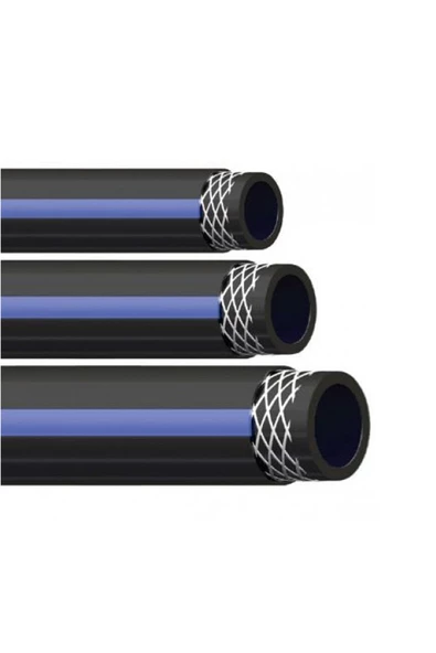 1/2" Çapı 13 mm 60 Metre Termo Kauçuk İplikli Pvc hortum Bahçe-Balkon Hortumu